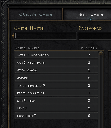 TyeFoods's tweet photo. @BlizzardCS This is the Hell games list on NA. Has the game seriously died already? (Tbh I'm not surprised...) https://t.co/hquChcnN59