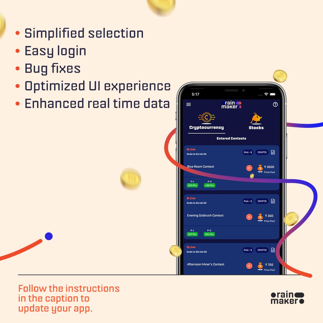 rainmaker_win's tweet photo. The best experiences can always be made better😎

At #Rainmaker, we want our users to have the most immersive experience. To ensure that, we keep challenging ourselves and find new ways to upgrade our app🔝  (1/4) https://t.co/zoyz6Uee8Q
