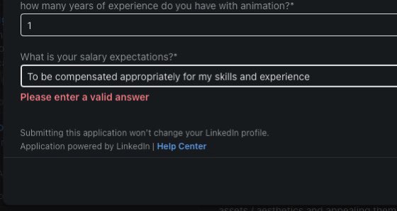 jrdhnsn's tweet photo. @LinkedIn I feel like this is a pretty valid answer. https://t.co/up9WzY1sIu