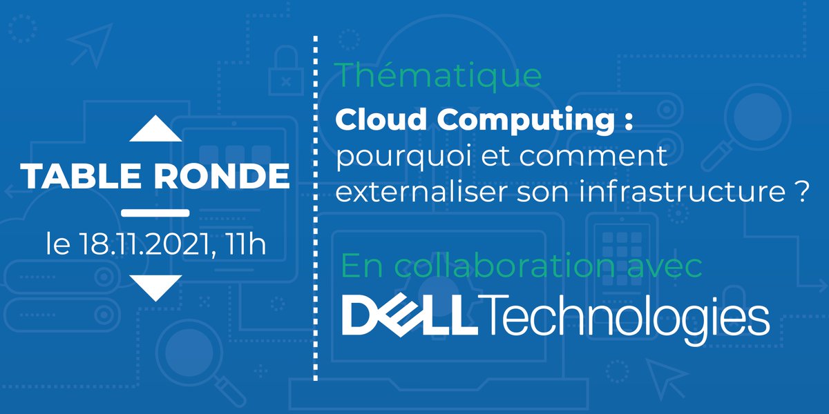 SocieteCELESTE's tweet photo. [WebinarCELESTE] Nos experts et ceux de @DellTechFrance  vous disent tout sur l’externalisation des #infrastructuresCloud en #entreprise le 18 novembre ! Inscrivez-vous à notre #webinar sur le #CloudComputing ici ➡ https://t.co/w6zJd4pxxB

#opérateurtélécom  #LeCloudbyCELESTE https://t.co/JtkKI1WCC6