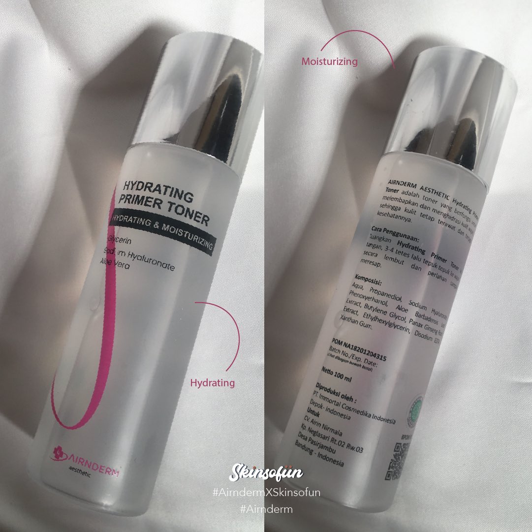 chan 🌱 on Twitter "Kali ini aku cobain 3 produk dari Airnderm. Yang ke