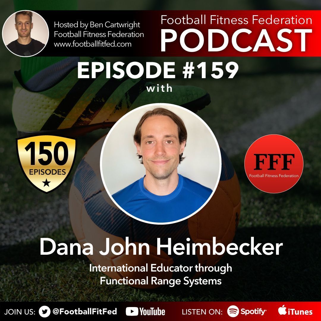 FootballFitFed's tweet photo. #159 is with International Educator through FRS Dana John Heimbecker
Dana discussed:
🔁Mobility vs Flexibility
🤸🏼♂️Expressing & Training mobility
💪Strength Training
🔑Functional Range System
& much more!
🎧👉https://t.co/xCmkCggYof
📺👉https://t.co/qqD1v3kAKs https://t.co/VnZIOP9zY9