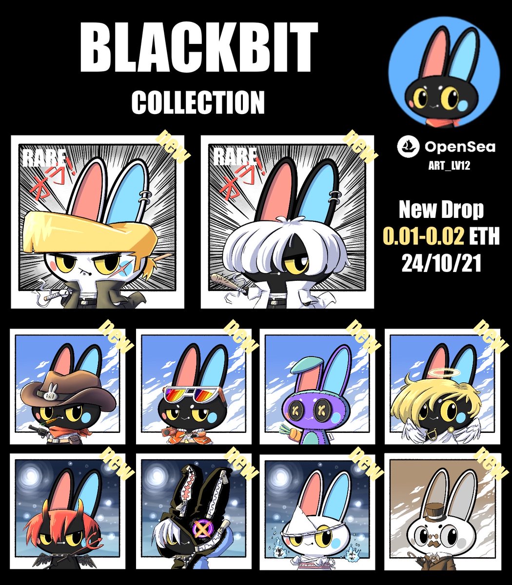 Artlv12's tweet photo. 🔥🔥Next Drop🔥🔥
BLACKBIT Collection
24/10/21  09.00 PM  (GMT+7 Bangkok)
👇👇👇
https://t.co/PF4ManSezl

งานต่อไป เจอกันวันที่ 24/10/21 ครับผม ☺️☺️☺️

#NFTs #nftcollector #NFTcommuity #NFTTHAILAND #nft  #artlv12 https://t.co/pMyI6mUUO3