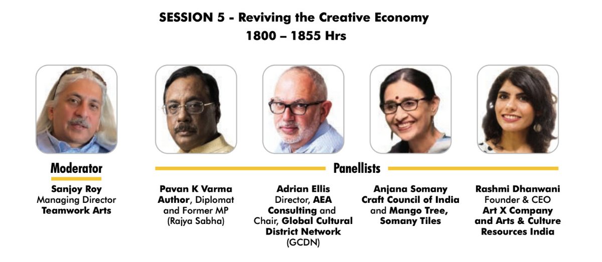PAFIIndia's tweet photo. Stay tuned for the next session, starting at 6 pm: Reviving the Creative Economy. Look forward to views from @SanjoyRoyTWA @PavanK_Varma @adrianellis_aea @AnjanaMangotree @rashmid
#PAFIIndia2021 #NationalForum #NextSession https://t.co/QsK5bFDuxS