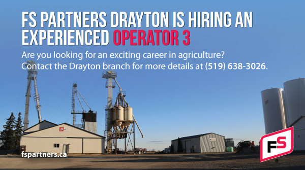 Central_ON_FS's tweet photo. Do you have 5+ years of experience in agriculture and are looking for an exciting ag career? FS PARTNERS Drayton is hiring an Operator 3. Learn more at https://t.co/0eOAMGWWU5 #FSproud #ontag #agjobs https://t.co/WklUqDNDIM
