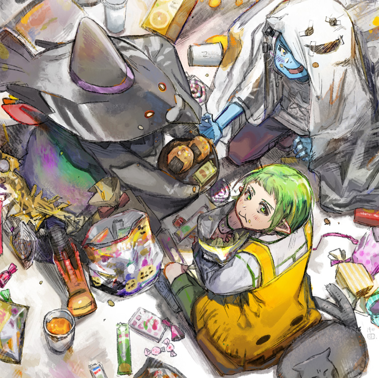 とりあえずハロウィン過去絵です。オリジナル 