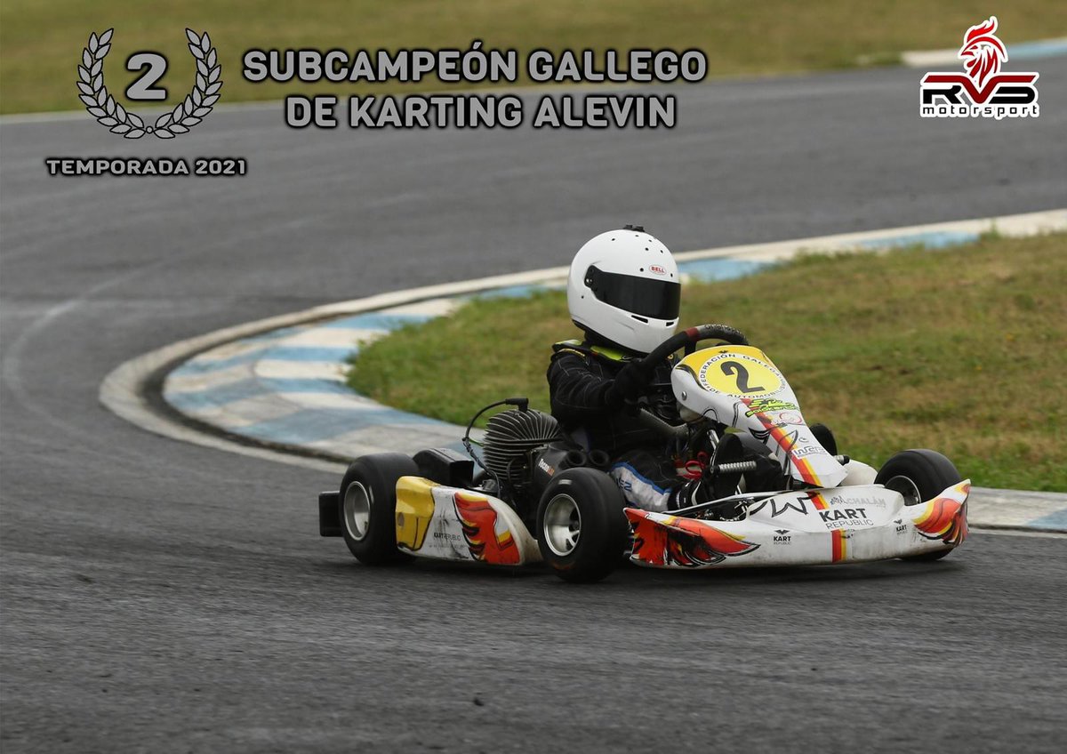 MalpicaConcello's tweet photo. 🏎️ O piloto malpicán, Marco Sánchez, converteuse, a pasada fin de semana, no subcampión galego de karting na categoría Alevín 🏆. 

Parabéns! Para o #Concello es un auténtico orgullo 👏🏽. https://t.co/8NcIxapOWO