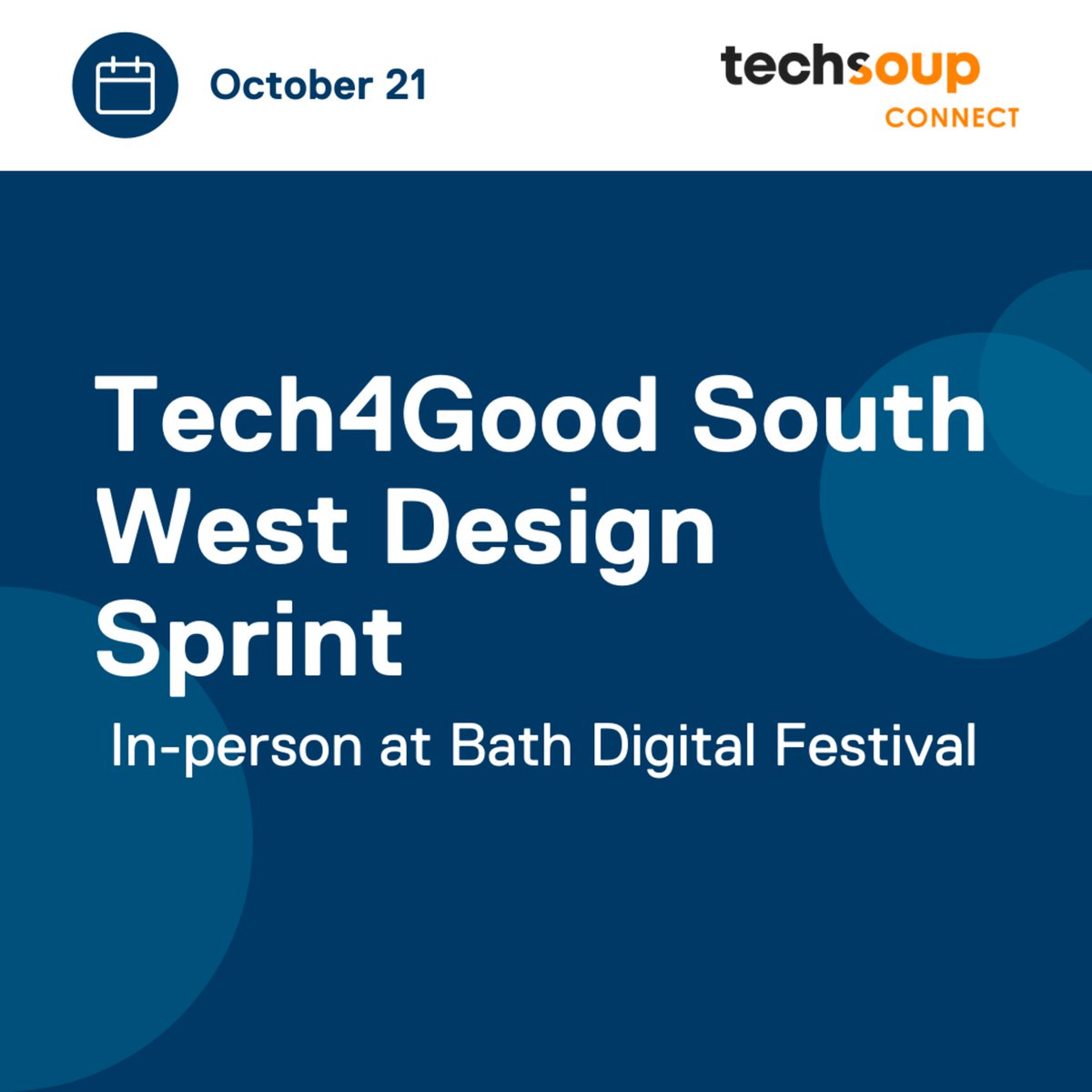 tech4goodSW's tweet image. 🚨 2 hours to go! 🚨
We’ll be at @bathdigital exploring new possibilities for #Tech4GoodSW with our community. 
Join us ➡️ ow.ly/JpKC50Guouz #BDF2021