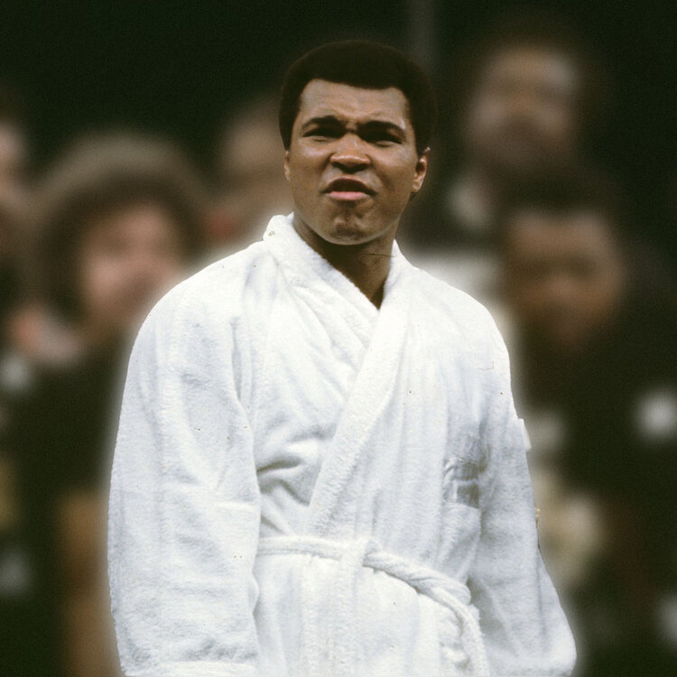 Muhammad Ali during his weigh-in before 'Thrilla in Manila” at the Araneta Coliseum in September 1975. Quezon City, Philippines. 

📸: @LeiferNeil 

#MuhammadAli #NeilLeifer #Icon #Inspiration #GOAT #ThrillainManila #Boxing #Champion #Training