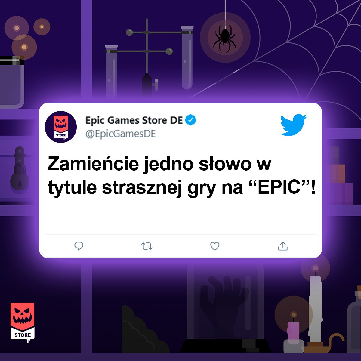 Sami zaczniemy z kopyta: Epic by Daylight! 😁
Teraz wasza kolej! 👇