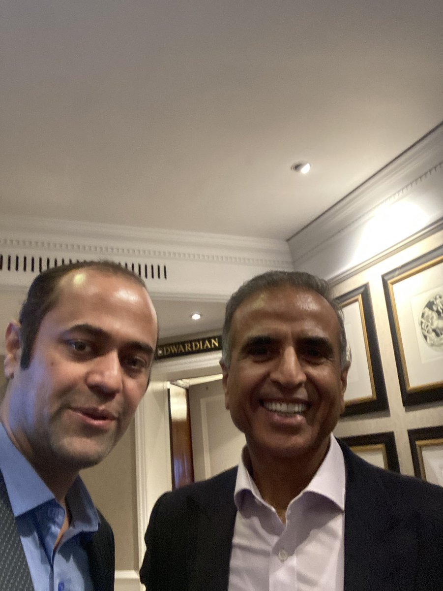 Glad to meet @airtelnews Sunil Mittal today at #IGFUK @Taj51BG