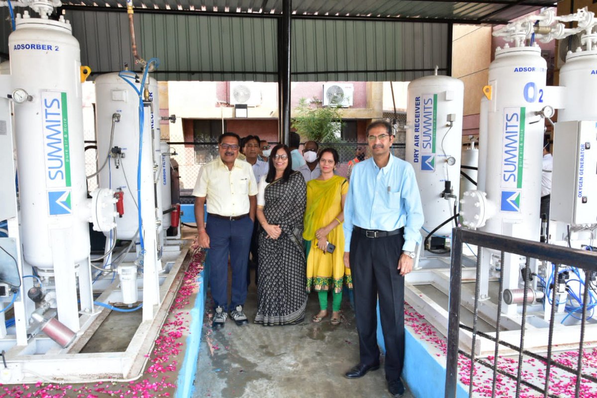 NTPC starts #Oxygen Plant at its Meja power station in Prayagraj, Uttar Pradesh to mark the momentous occasion of India reaching target of 100 crore #Covid_19 #vaccination.
#VaccineCentury #100CroreVaccination 
<a href="/MoHFW_INDIA/">Ministry of Health</a> <a href="/power_pib/">PIB_INDIA Power Ministry</a> <a href="/MinOfPower/">Ministry of Power</a> <a href="/CMDNTPC/">CMD-NTPC</a> <a href="/OfficeOfRKSingh/">Office of R.K. Singh</a> <a href="/WHO/">World Health Organization (WHO)</a>