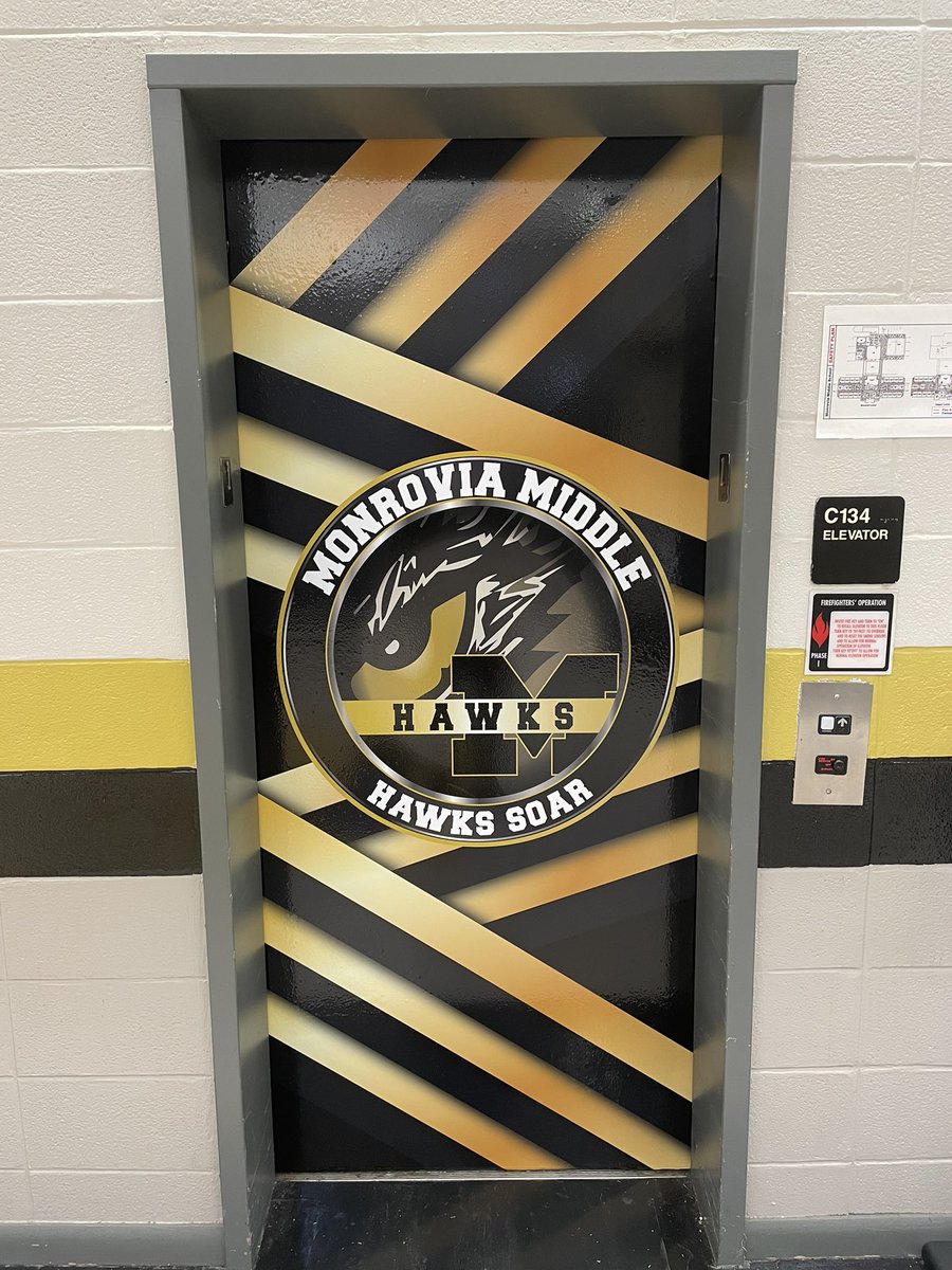 trawickk's tweet image. Thanks @FASTSIGNS Huntsville for helping us spruce up the place a bit! @monroviahawks @MadCoSchools #ReadySetForwardMCSS
