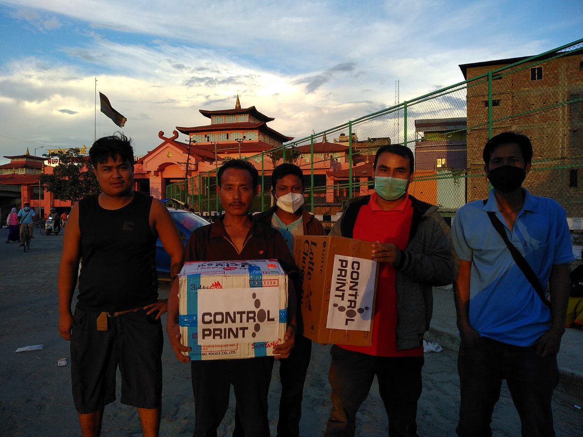 TheMaskLabIndia's tweet image. While some states are recovering from the second wave, it is important to remember that we are still fighting this pandemic. As part of our #SpreadingMasks initiative, Control Print and Sva:Trana The Mask Lab were able to help frontline workers in the state of Manipur.