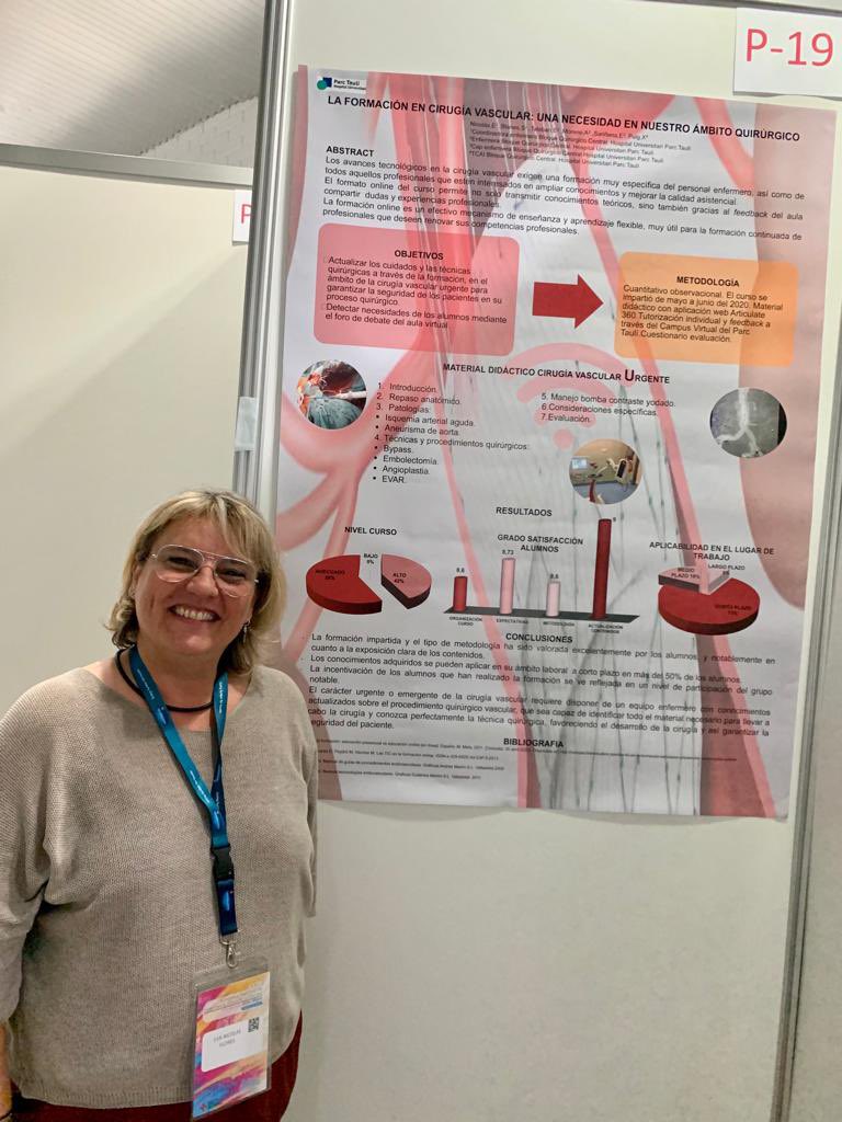 Elisa_tp's tweet photo. Començem la jornada al XXXII Congreso Nacional de Enfermería Vascular y Heridas amb la representació de les infermeres quirúrgiques de l'Hospital Universitari Parc Taulí de Sabadell. 
#infermeraquirúrgica #formació #parctauli @InfermeriaTauli https://t.co/GUpQGXDreQ