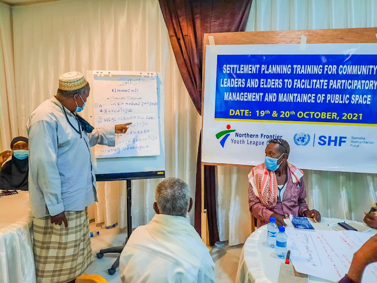 As part of <a href="/NoFYLSOM/">NoFYL</a>'s efforts to build capacities of Camp Management committees, we trained 3⃣0⃣ participants from Kaxda &amp; Deynille districts on CCCM, CFM, community participation, conflict resolution, site planning &amp; fire safety &amp; prevention.

Activity supported by <a href="/shf_somalia/">Somalia Humanitarian Fund</a>
