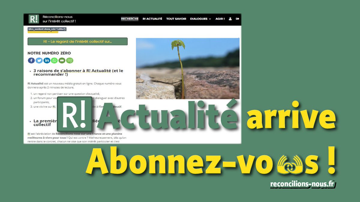 reconcilions's tweet photo. Lenuméro ZERO de R! Actualité est en ligne. Pour en savoir plus sur R! et sur R! Actualité https://t.co/TJkXBnDmRc https://t.co/NYIAeM7RSv