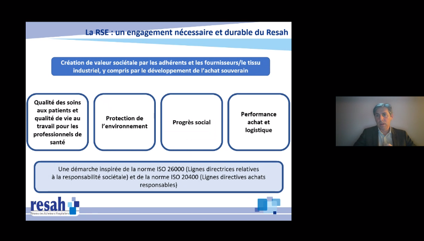 Resah_fr's tweet photo. Visioconférence @Resah_fr sur la #deontologie 💻

🗣️ « le Resah poursuivra son engagement dans l’observation des bonnes pratiques professionnelles de l’achat public et la mise en œuvre d’une concurrence loyale, qui se concrétise notamment dans les règles de déontologie définies » https://t.co/SxZ9mELgHp