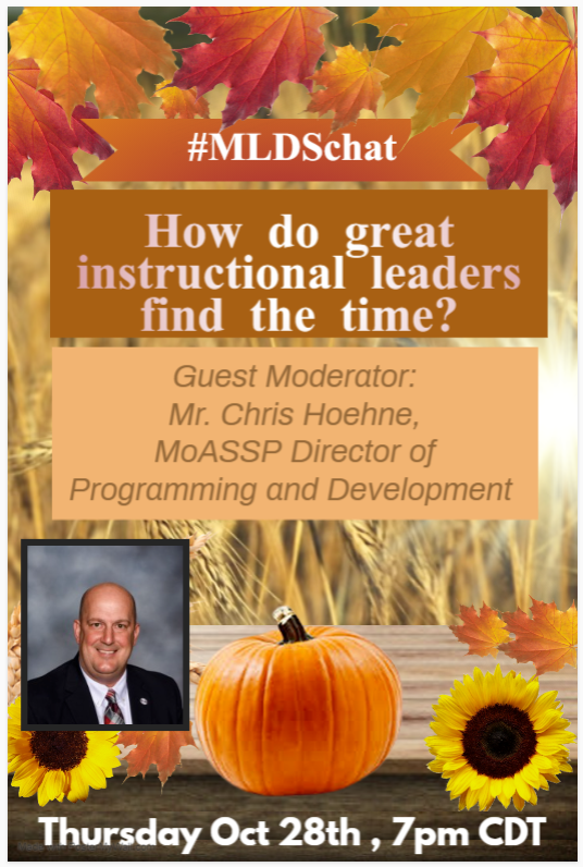 MO Leadership (@mldsleaders) on Twitter photo Join us in two days for another #MLDSChat! A fast 30-minutes with three prompts to promote thinking, learning, and connection. Build your PLN <a href="/MLDSLeaders/">MO Leadership</a> Thursday at 7 PM Central. Join us in two days for another #MLDSChat! A fast 30-minutes with three prompts to promote thinking, learning, and connection. Build your PLN <a href="/MLDSLeaders/">MO Leadership</a> Thursday at 7 PM Central.