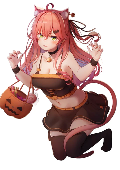 ハロウィン🎃ねこち(●'ω`●)
#miko_Art 