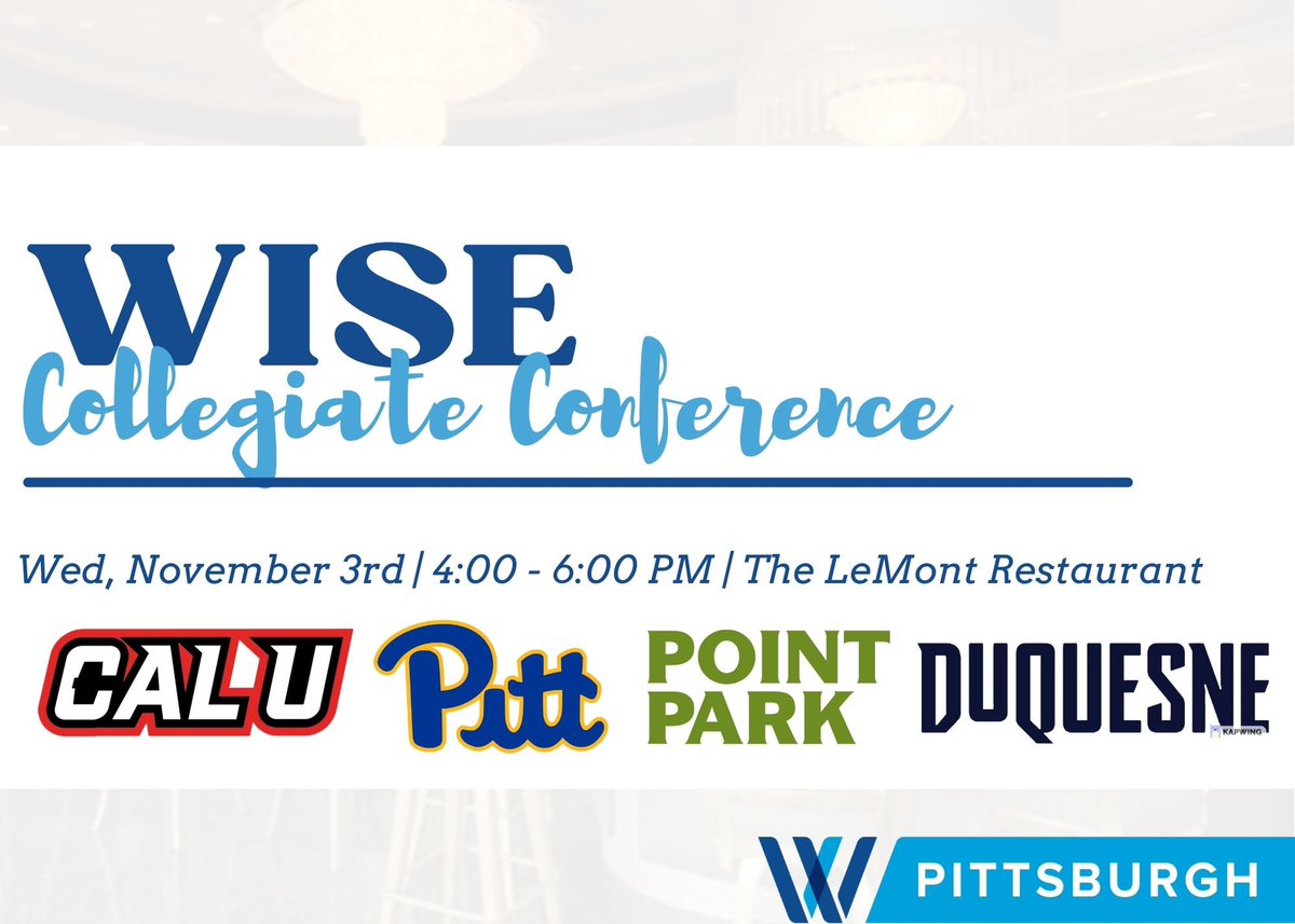 WISE Pittsburgh tweet media