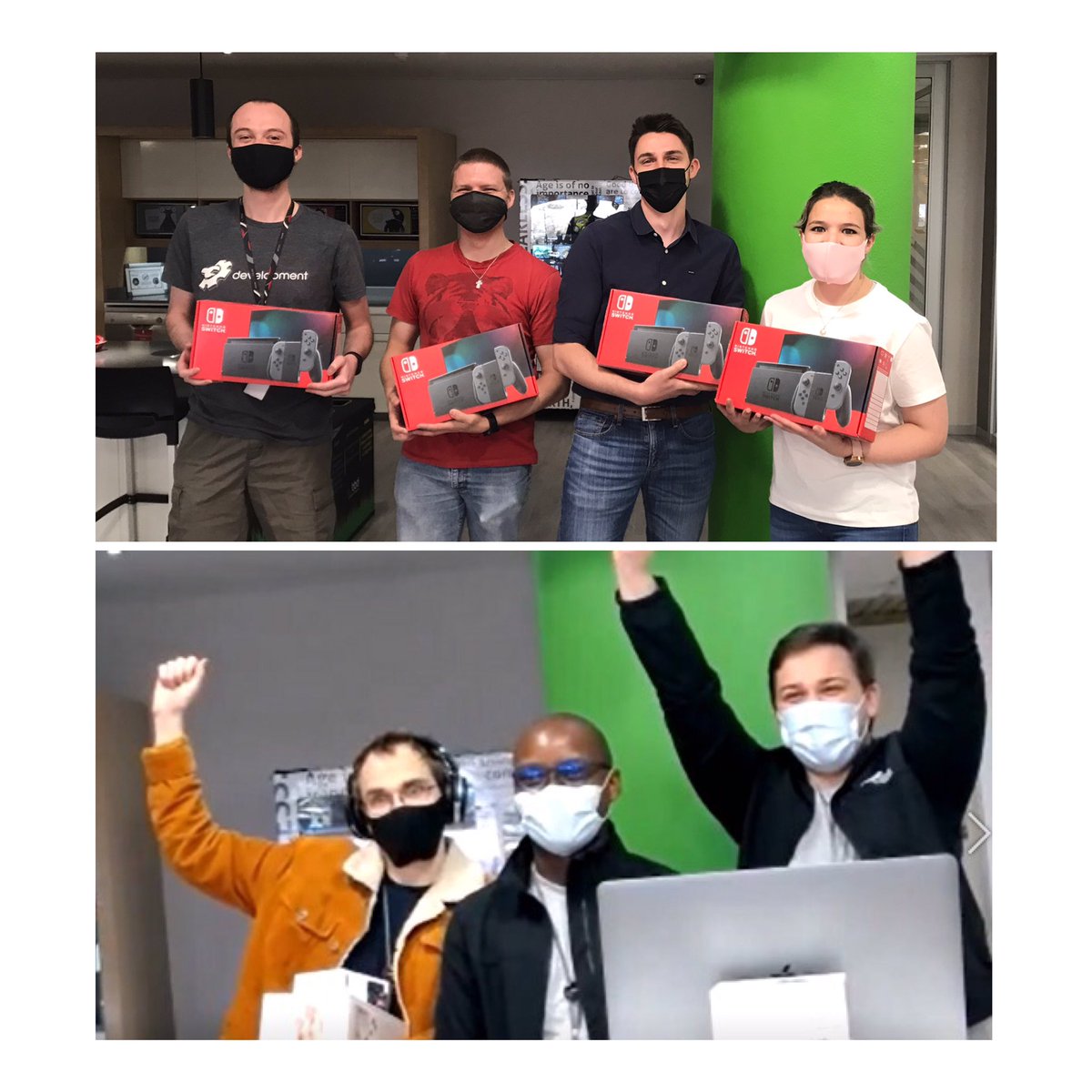 bbdsoftware's tweet photo. Congratulations to our #BBDescape annual Game Jam winners!🏆
1.  Broccoli vs. Burgers
2. Abzorb
3. These Three Things
🤘🏼@bbdatc https://t.co/rPfCzCGTRM