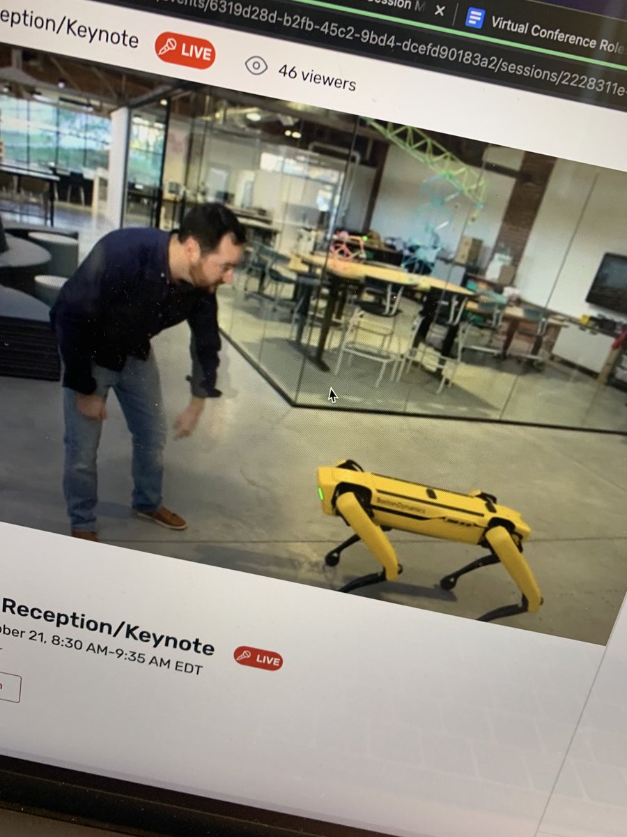 LIU12_EdTech's tweet photo. #STEMATHON Keynote Day 2 with Ryne from ⁦@FluxSpace_io⁩ - Excited to see it is Dog Day there! 😆 https://t.co/Xn1a8bI2fr