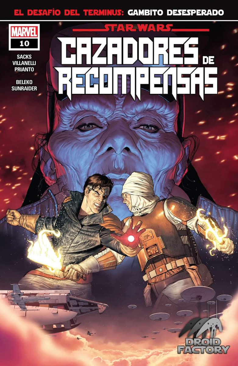 Droid_Factory_'s tweet photo. STAR WARS: CAZADORES DE RECOMPENSAS #10
EL DESAFÍO DEL TERMINUS, parte 3: GAMBITO DESESPERADO

La Banda Ohnaka y Dengar están a punto de capturar una nave rebelde cuyo comandante parece muy dispuesto a rendirse. ¿Puede Valance detenerlos en solitario?

https://t.co/I3hB1QYvCG https://t.co/SNhQdZDgGL
