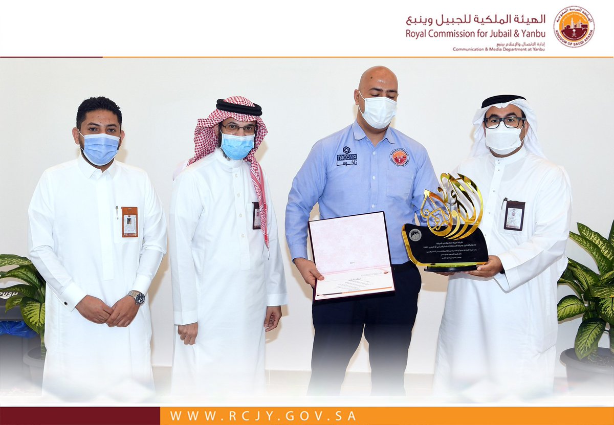 RCJY_Yanbu's tweet photo. قطاع التشغيل والصيانة #الهيئة_الملكية_بينبع يكرم عدداً من مقاولي القطاع المميزين خلال الربع الأول والثاني من العام(2021)،حيث تنافسوا للحصول على أعلى التقييمات وفق معايير السلامة وجودة العمل والكفاءة التشغيلية وتطبيق الاشتراطات التعاقدية ودعم برامج التوطين.
https://t.co/Y6UiWD0jye https://t.co/t3VhkUXlf6