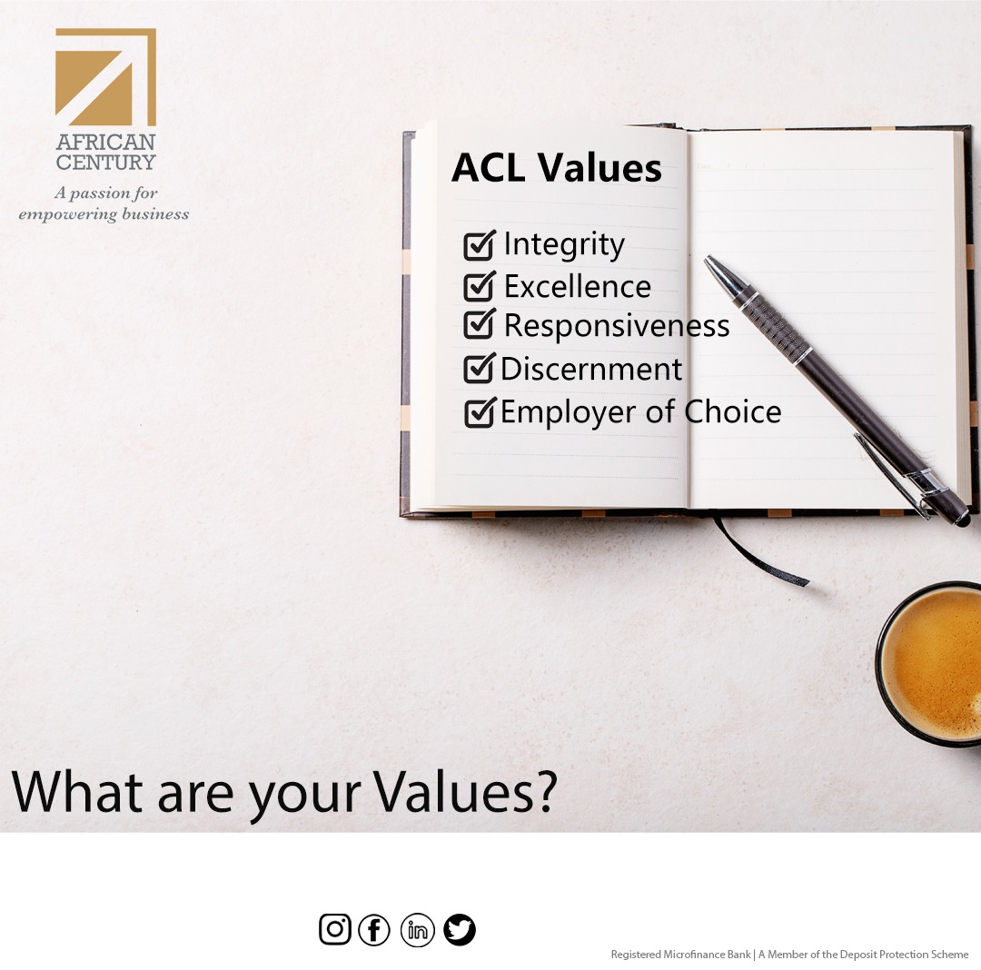 ACL_Bank's tweet photo. Our values are our culture. They are the foundation of our bank.
What are your values?
#ACLTeam
#WorldValuesDay https://t.co/NGI71DfCfs