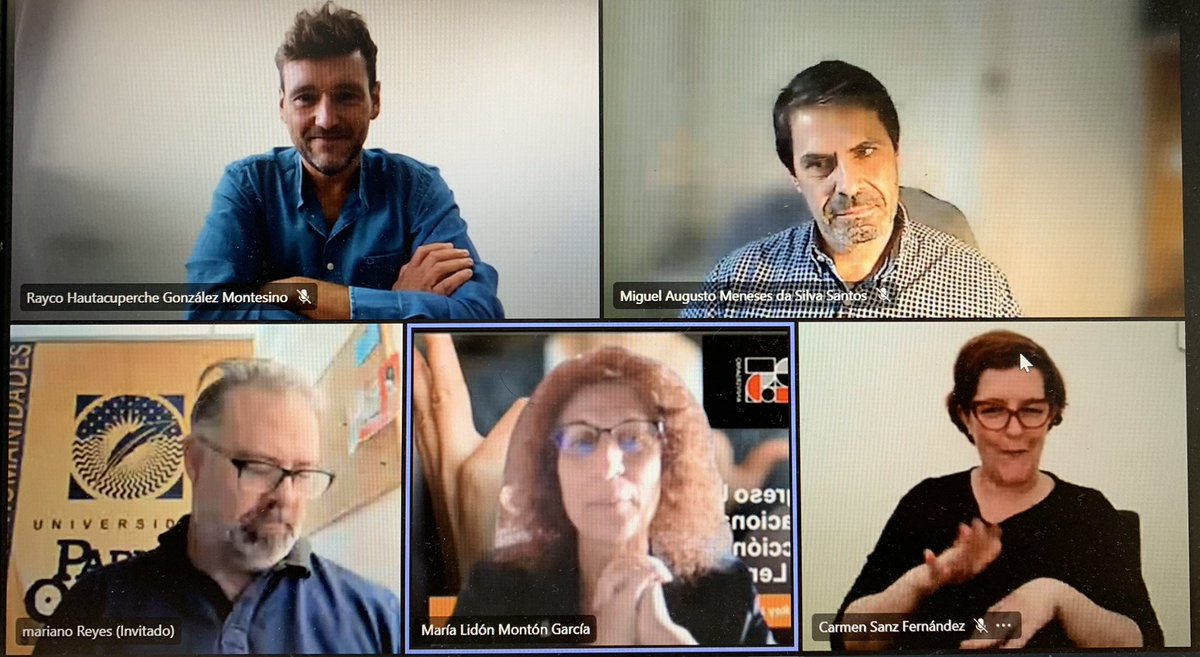 Excelentes comunicaciones y mañana de éxito en eI I Congreso Univ. Inter. sobre Traducción e Interpretación de las Lenguas de Signos. Nos vemos de nuevo a las 16:00 👏🏼