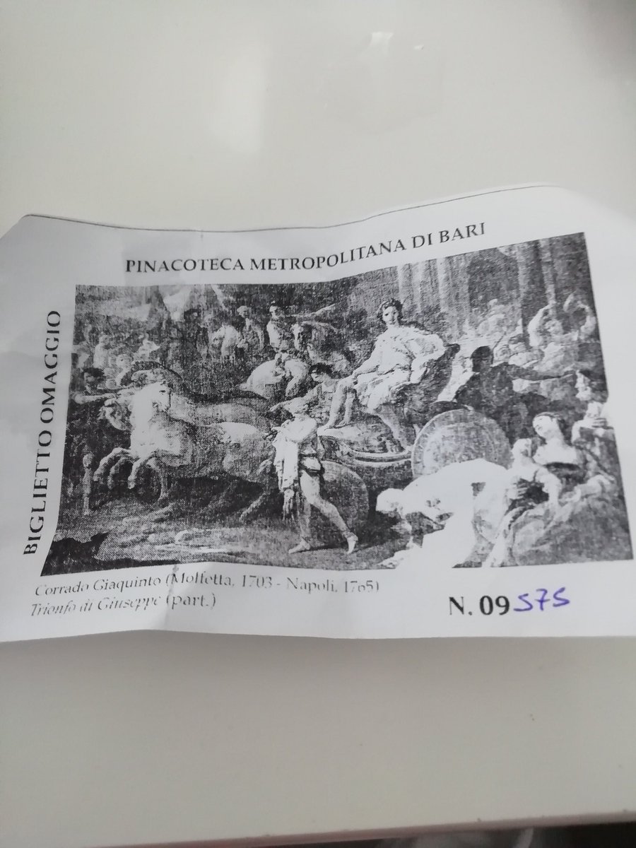 AnitacettaAnita's tweet photo. Ma ti pare che io salentina, devo sapere dell'esistenza di una pinacoteca da un torinese? 😲🙄
Grazie #marescialloFenoglio!
#lestatefredda
@GianricoCarof https://t.co/0MCOfO7Fjv