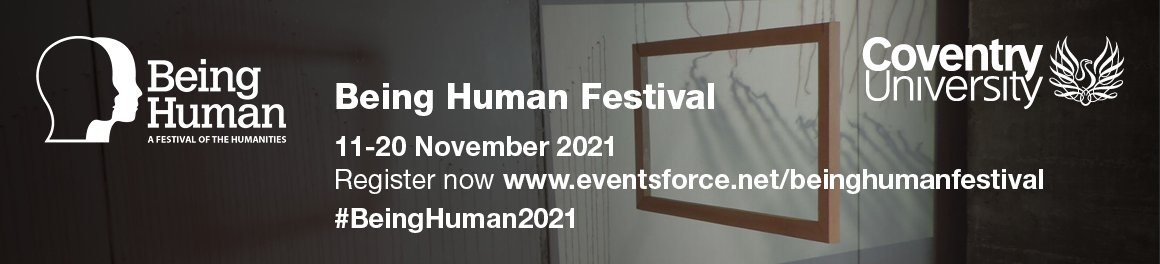 COVUNI_CAMC's tweet photo. We at @covcampus are excited to be a part of #BeingHuman2021!

Events include a dynamic series of free events in Coventry for all ages, which will capture and investigate what it means to be from this diverse and vibrant city

📅11-20 November

👇More info
https://t.co/jwtTNOerm2 https://t.co/MH26EjB3SF