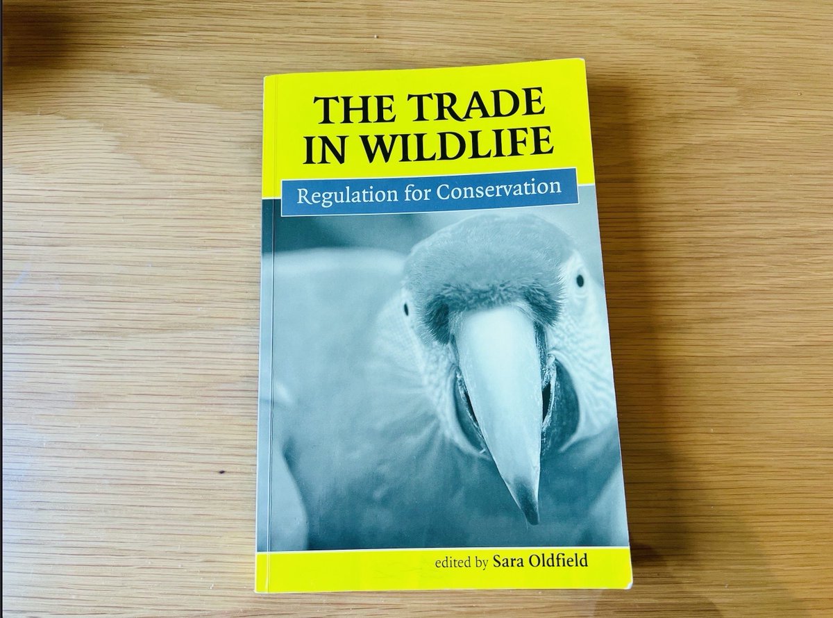 Hello #AcademicTwitter Do you have any suggestions to learn #WildlifeTrade Regulations and Enforcement? I luckily came across this book but probably need to find more recent REVIEW articles and/or books.