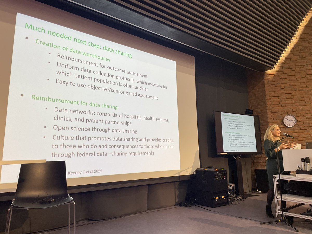 Wouter Van den Bosch (@mindwraps) on Twitter photo Prof. <a href="/AnnickTimmerma/">Annick Timmermans</a> at <a href="/uhasselt/">Universiteit Hasselt</a> making the case for reimbursement of Health Data sharing. If we want to gain life saving insights from #healthdata , those capturing the data should be incentivized to make this data more accessible for research and innovation. #datasaveslives Prof. <a href="/AnnickTimmerma/">Annick Timmermans</a> at <a href="/uhasselt/">Universiteit Hasselt</a> making the case for reimbursement of Health Data sharing. If we want to gain life saving insights from #healthdata , those capturing the data should be incentivized to make this data more accessible for research and innovation. #datasaveslives