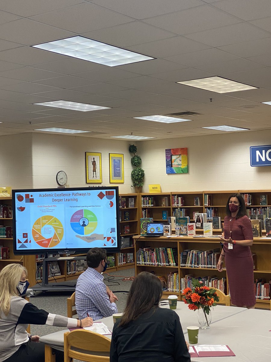 msurma417's tweet photo. Hosting our Schools to Watch site visitors.  Personalized learning, PBL, collaborative learning, profile of a graduate. Excellence by Example.  @MrsJohnsonBEM @BEMCounseling @Martinez_LCPS @DavidJMcKenzie @MikulskyRyan @mrs_molchany https://t.co/Xg1e5wQPmi