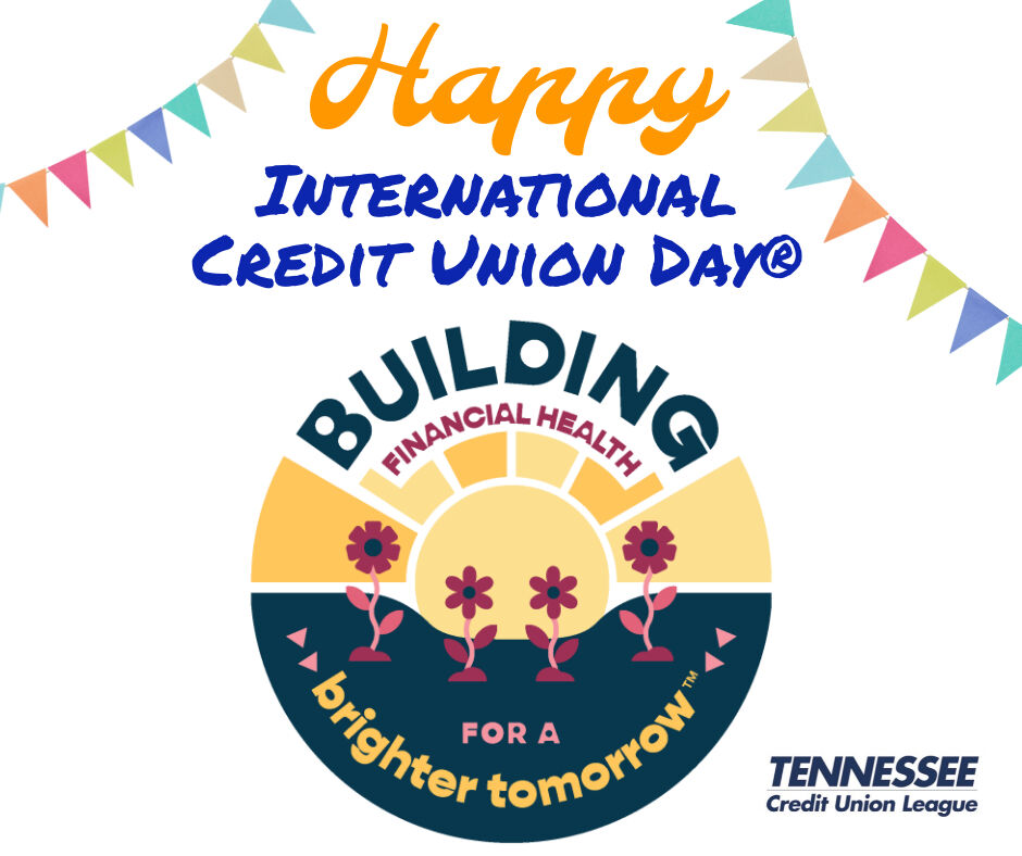 TNCULeague's tweet photo. Happy International Credit Union Day! Use #ICUDay on social media today to share how you're #celebrating!
#ICUDay #TCUL #TNCreditUnionLeague #TNCreditUnions #CreditUnionDifference #TennesseeLeague #YourLeague #CreditUnion #InternationalCreditUnionDay https://t.co/RKTzdvwdTo