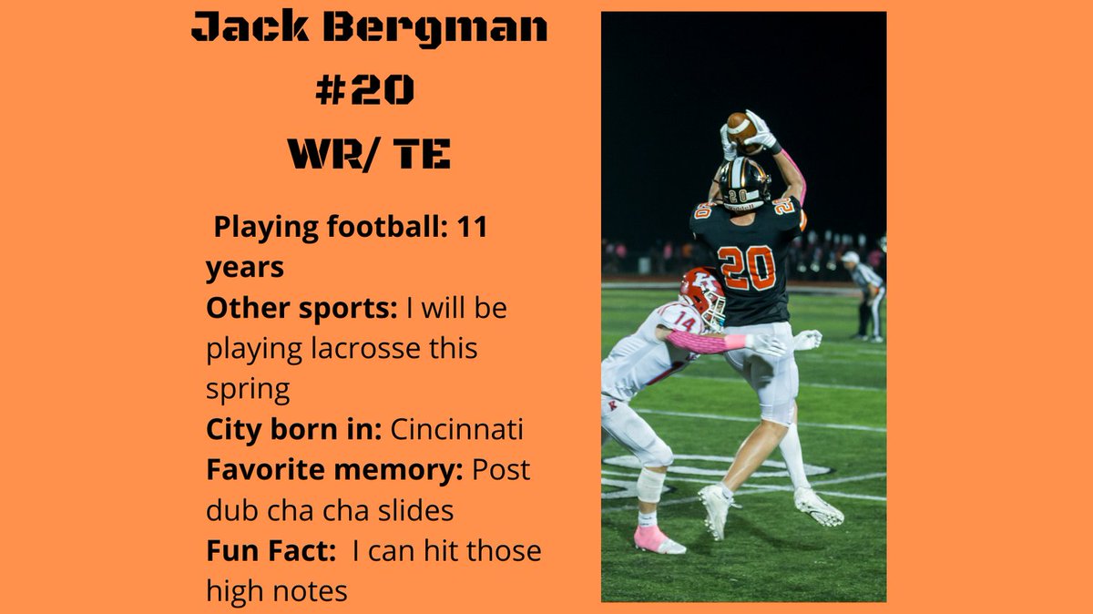 StaceyLund2's tweet photo. Senior Spotlight Alert
#BeGreat!
@LHS_TigerFB https://t.co/zWyekYuDIU