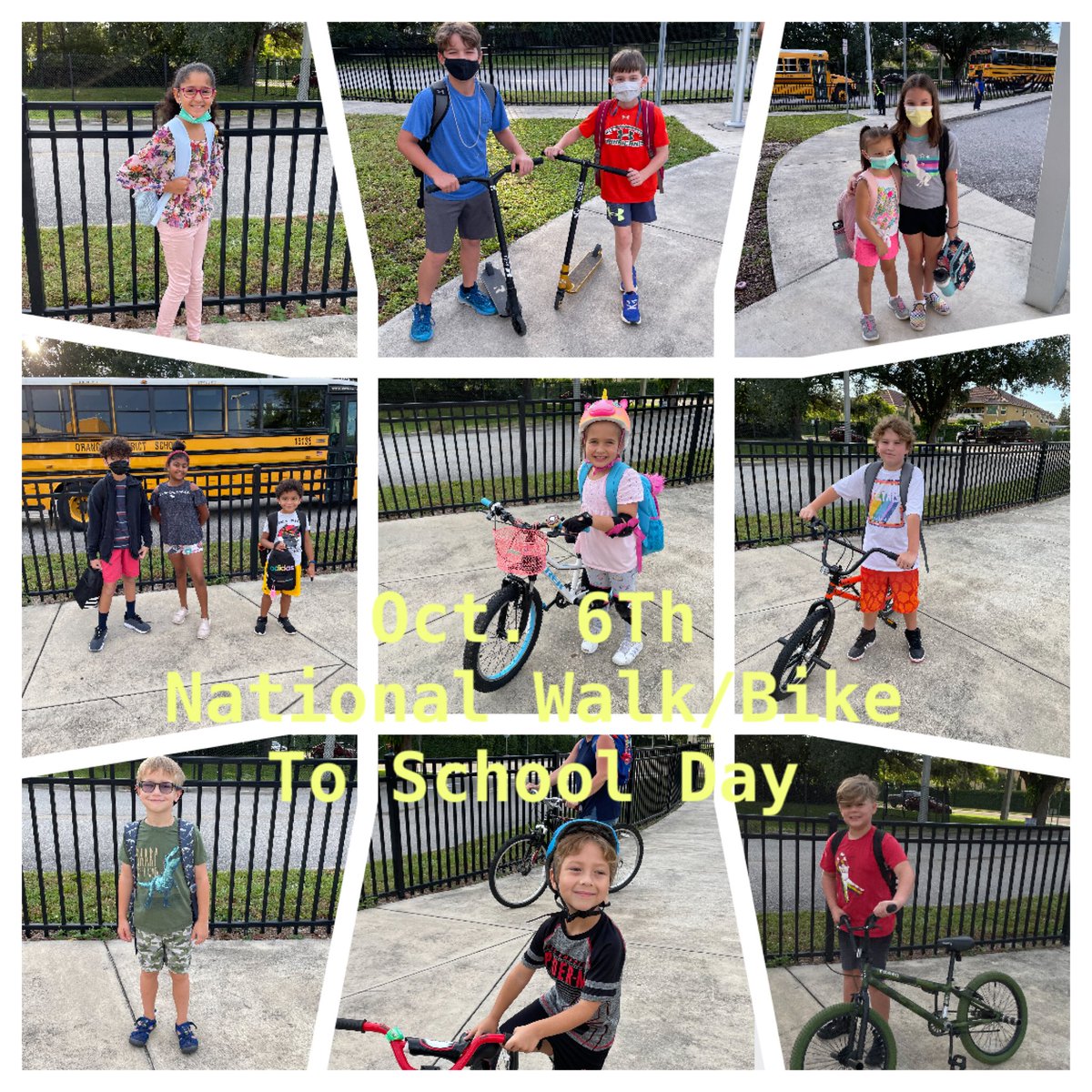 DPES National Walk and Bike Ride to  School Day