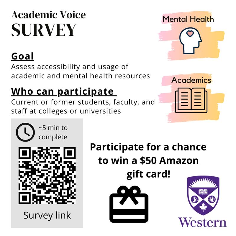 sarahl113's tweet photo. Calling all students, faculty, and staff at post-secondary institutions! Tell us about your experiences with skill development in this short anonymous survey and enter for chance to win an Amazon gift card. Please share and RT!! #AcademicVoiceSurvey https://t.co/Dz9OIlnV9I https://t.co/bOJU2DC85s