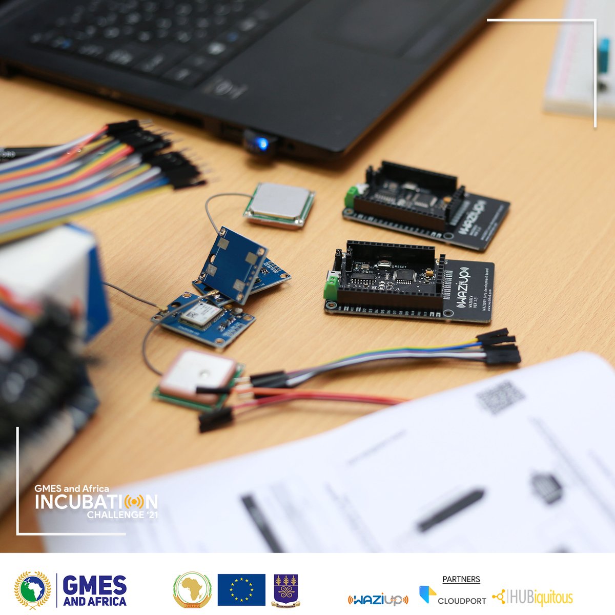 cloud_port's tweet photo. Today we go again. Our Participants are hard at work on their prototypes for the Incubation Challenge.
#GMESandAfricaIncubationChallenge21 @waziupIOT @ug_gmes #innovation #code #ai #developer #iot https://t.co/UhHtgHrK67