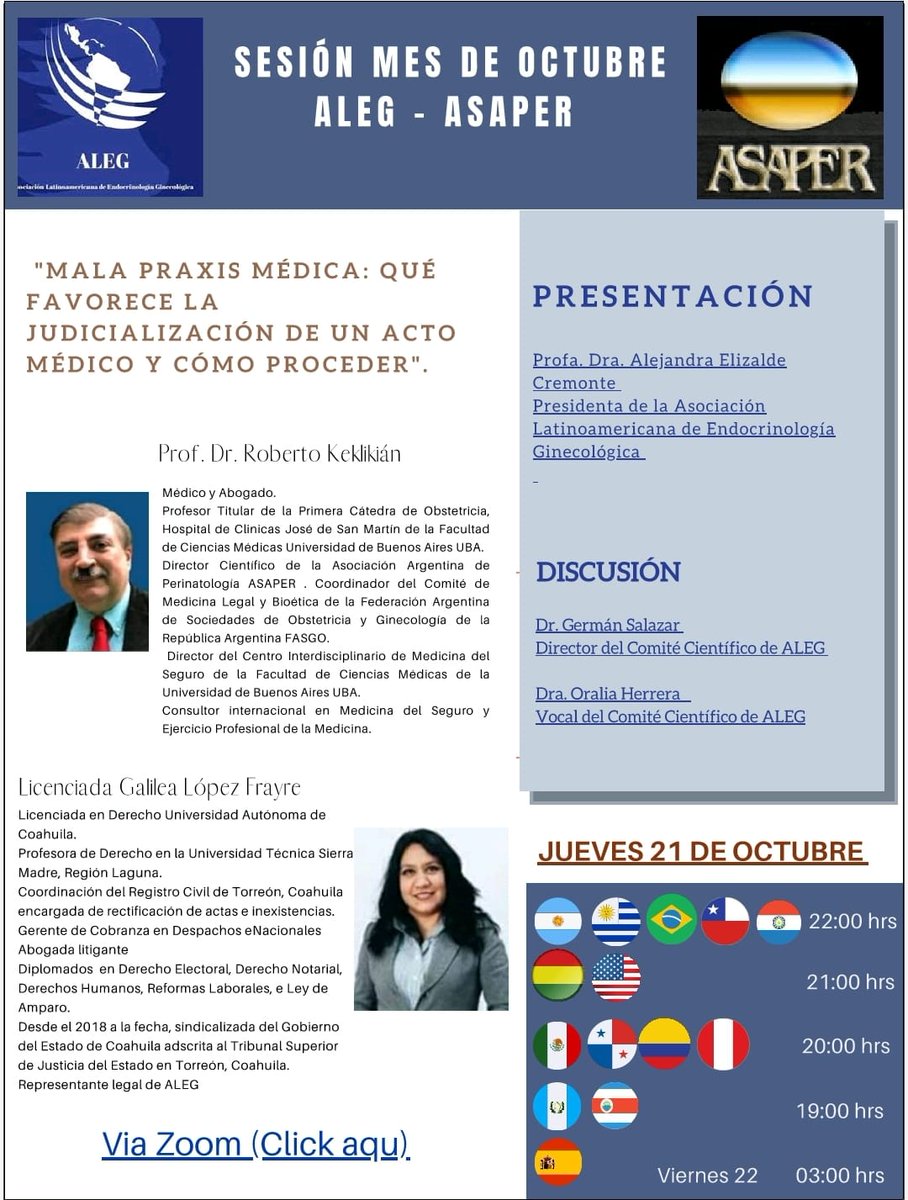 ALEG2018_2020's tweet photo. Te esperamos, es hoy, checa tu horario local, que hacer ante una circunstancia legal  #aleg #endocrinologiaginecologica #ley #praxis #latinoamerica https://t.co/jP2V3DiTdg