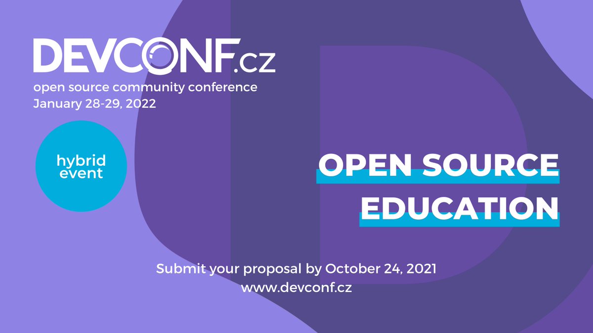 How do students learn - and how do instructors teach - with #opensource?

Join us to talk about #opensourcetools that facilitate education and connect with the #opensourceeducation community at #DevConf_CZ. Submit your proposal by Oct 24 at cfp.devconf.info