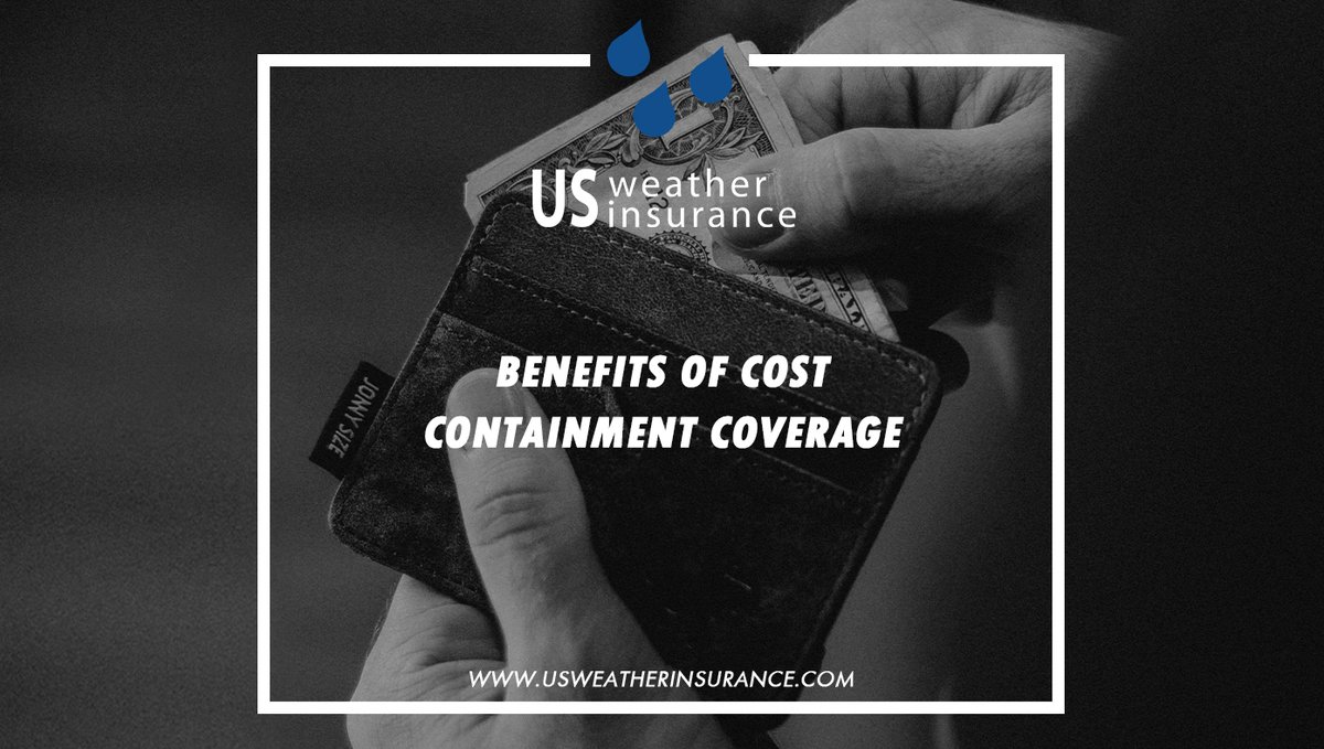 Our cost containment weather insurance protects businesses and any organization that experiences an increase in expenses due to inclement weather. This coverage allows you to know that increased expenses are not going to affect the bottom line!