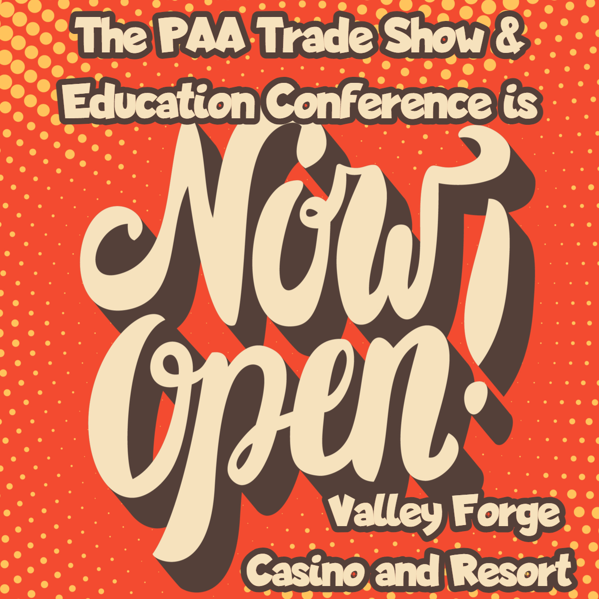 PAA_HQ's tweet photo. THE PAA TRADE SHOW &amp; EDUCATION CONFERENCE IS NOW OPEN AT THE VALLEY FORGE CASINO AND RESORT!  FREE TO MULTIFAMILY PROFESSIONALS AND REAL ESTATE AGENTS.  JOIN US NOW!  WE WOULD LOVE TO SEE YOU! https://t.co/W8LxzAC6SP
 #tradeshow #propertyowners https://t.co/7V1Y95Dpse