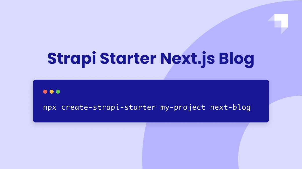 strapijs's tweet photo. Bootstrap a simple blog application using #NextJs, @apollographql and #Strapi π
Features:
πΈ 2 Collection types
πΈ 2 Created articles
πΈ 3 Created categories
And more!
Get started here‡οΈ
https://t.co/4qbpuYXeIL
#BuildWithStrapi https://t.co/08ehDRNH0J