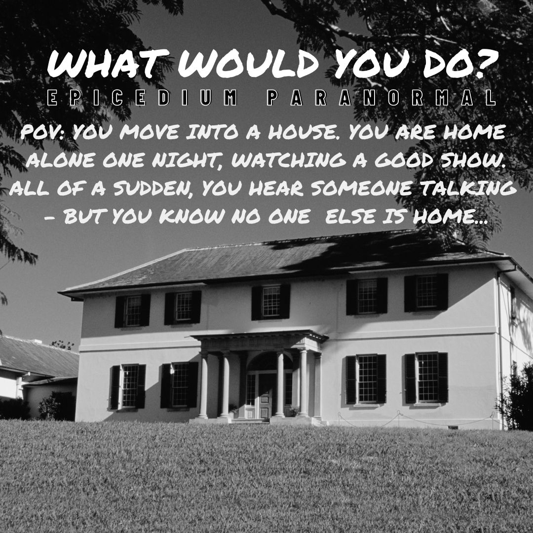 EpicediumNJ's tweet photo. Let us know in the comment section what you would do!  🙌 ⬇️

#epicedium_paranormal #paranormal #homealone #paranormalinvestigators #paranormalexperience #wwyd #paranormalresearch #letsgetstrange #haunted #hauntedhouses #linkinbio #exploringtheunknown #staycurious https://t.co/hC0DwmkJOP