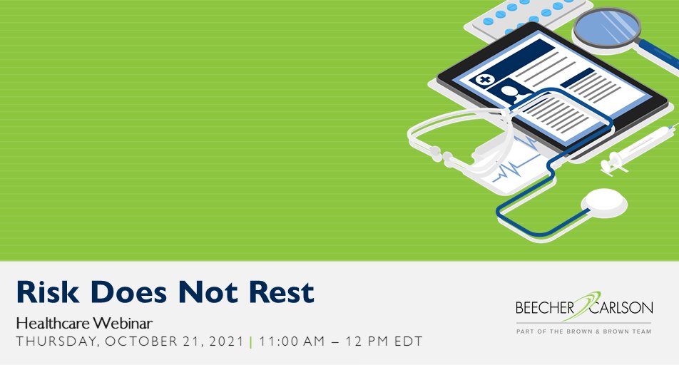 BeecherCarlson's tweet photo. Join our healthcare webinar today to learn about claim trends and today’s market cycle! Register here: https://t.co/DGRwX3dzfi https://t.co/AmmmONmeh7