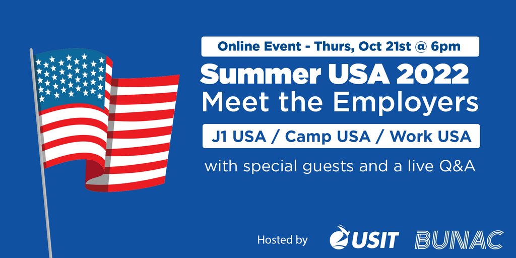 ⏲️ LAST CHANCE ⏲️ Want to head off to Camp this summer? Register now for this evening's virtual Meet the Employers event: bit.ly/3pnIVmR

#SummerCamp #VirtualEvent #WorkAndTravel