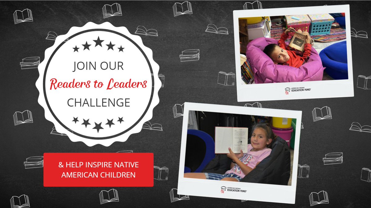 📚One of the best ways to help children succeed in school &amp; life is to foster a love of reading at a young age. 📚 

Donate to the #ReadersToLeaders Challenge &amp; help ensure #NativeAmerican students have access to reading materials.

#AcceptTheChallenge👉 bit.ly/3BVYXrv